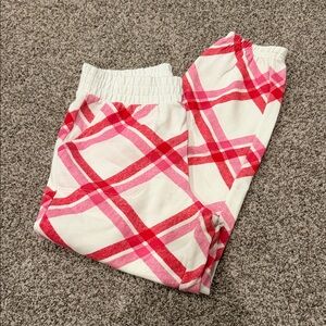 Colsie Plaid Fleece Lounge Jogger Pants